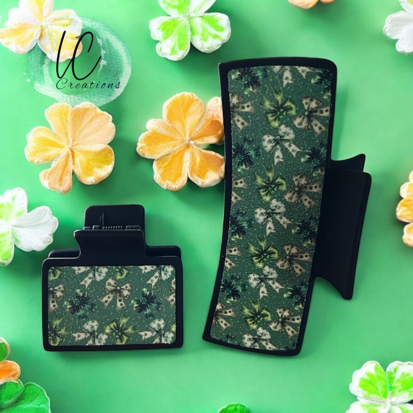St Patty Bows Clip