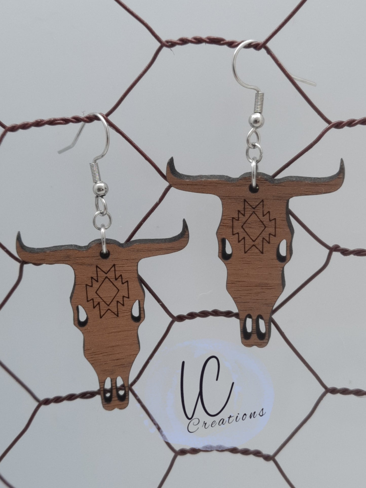 Steer Skull Dangles