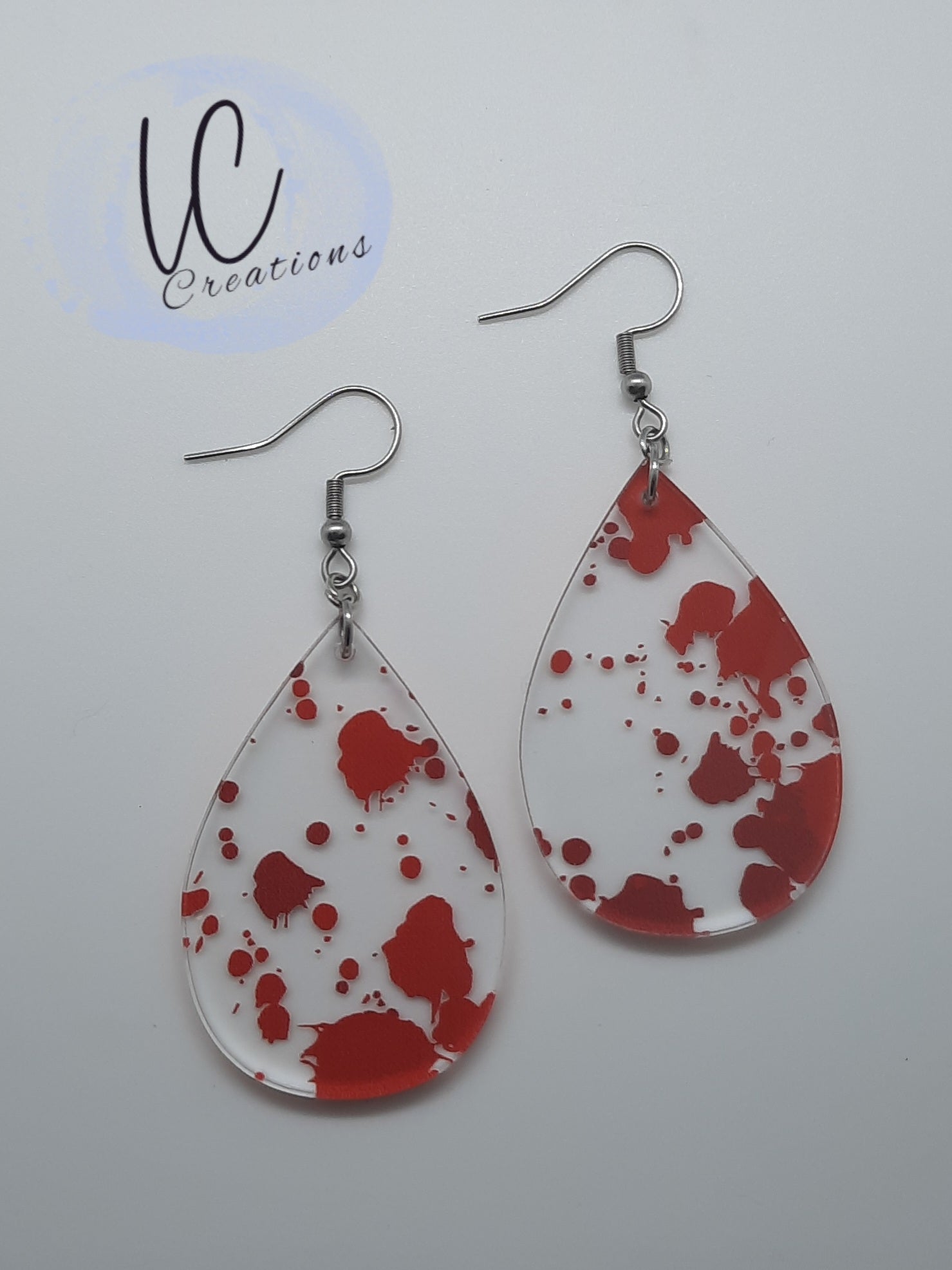 Splatter Teardrop – LCCreations