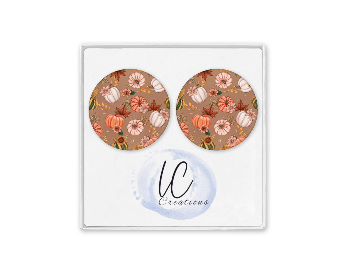 Fall Floral Studs