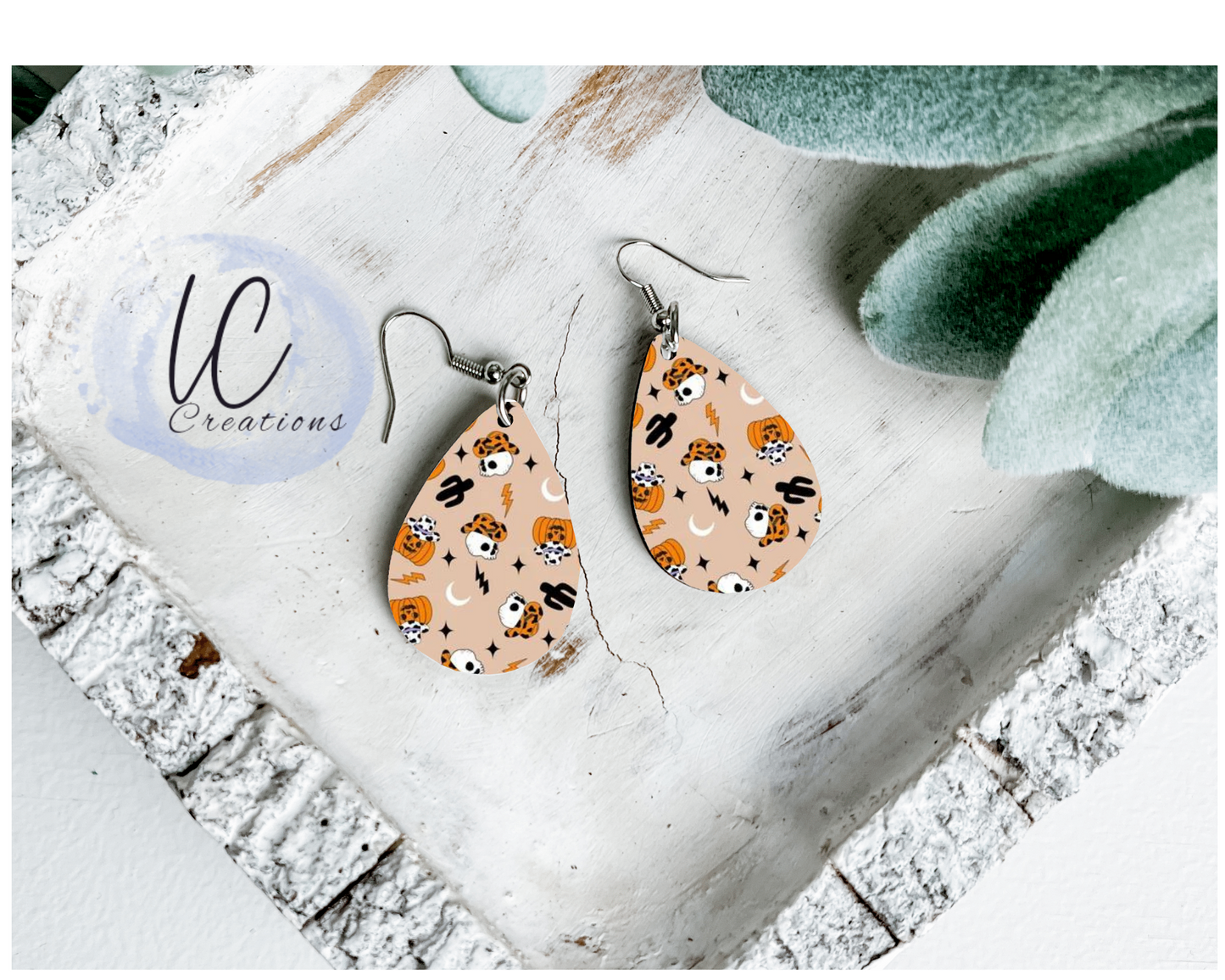 Western Halloween Teardrop