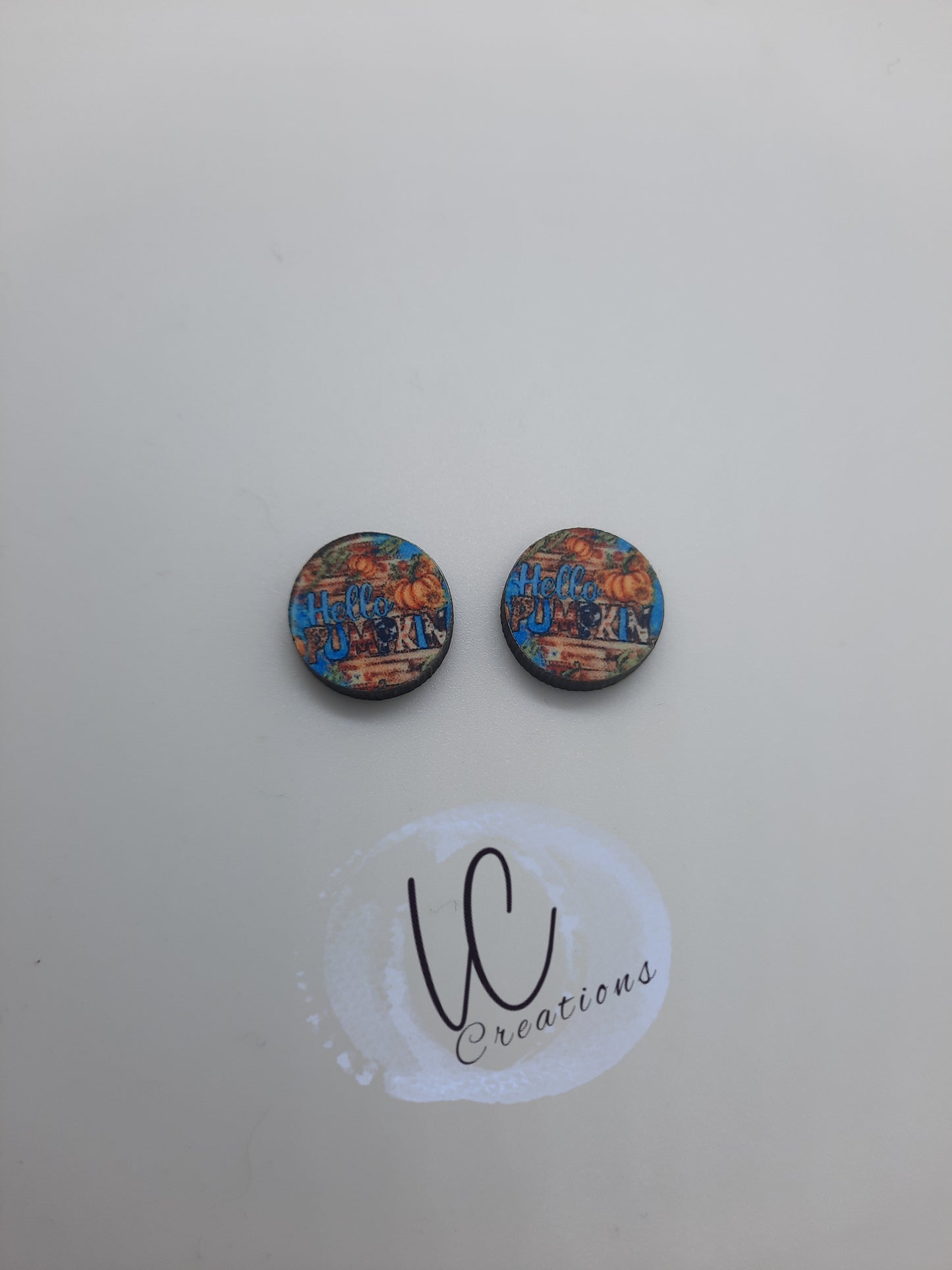 Hello Pumpkin Studs