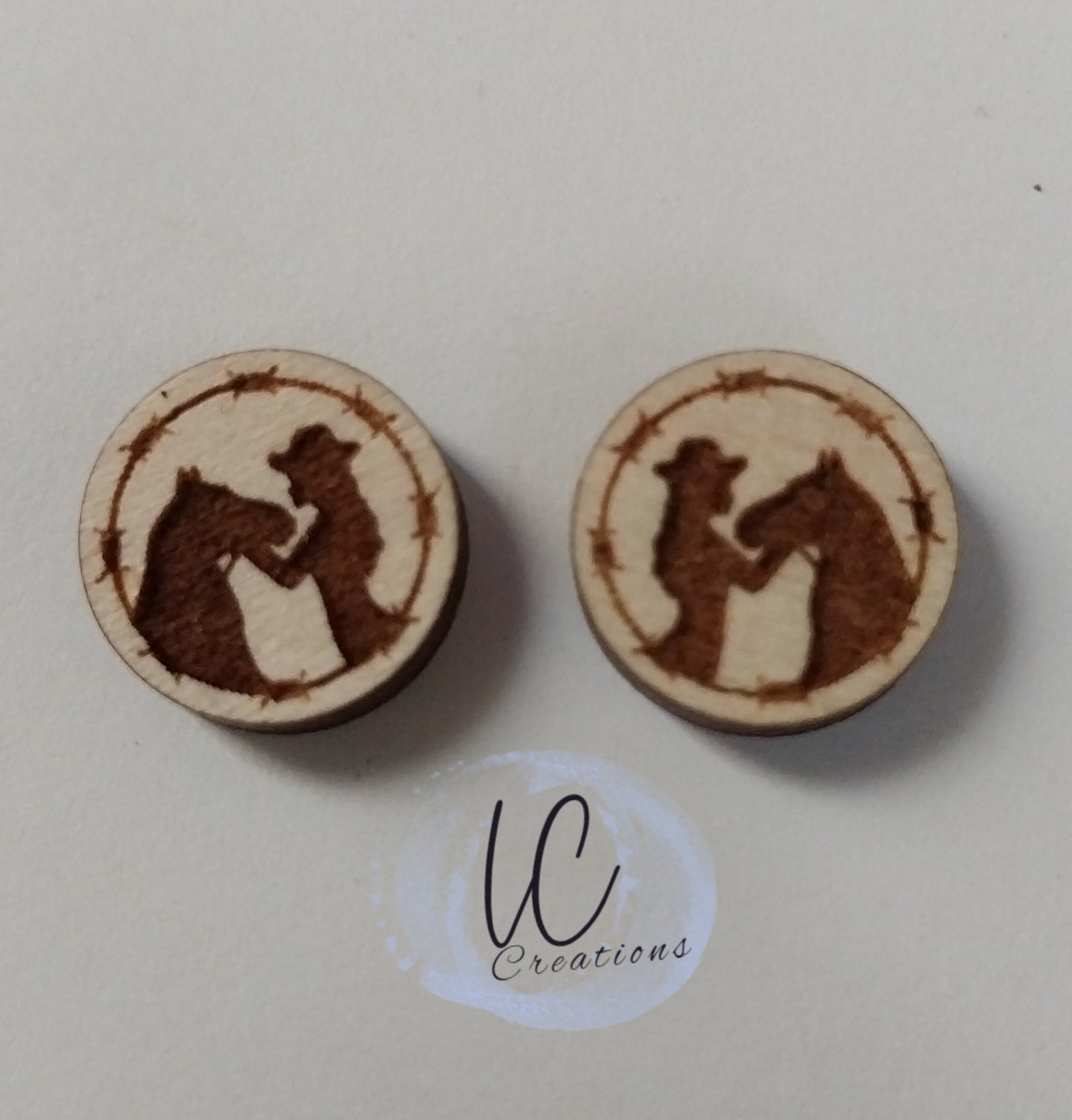 Girls Love Horses Studs