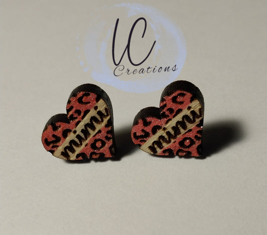 Mimi Heart Studs