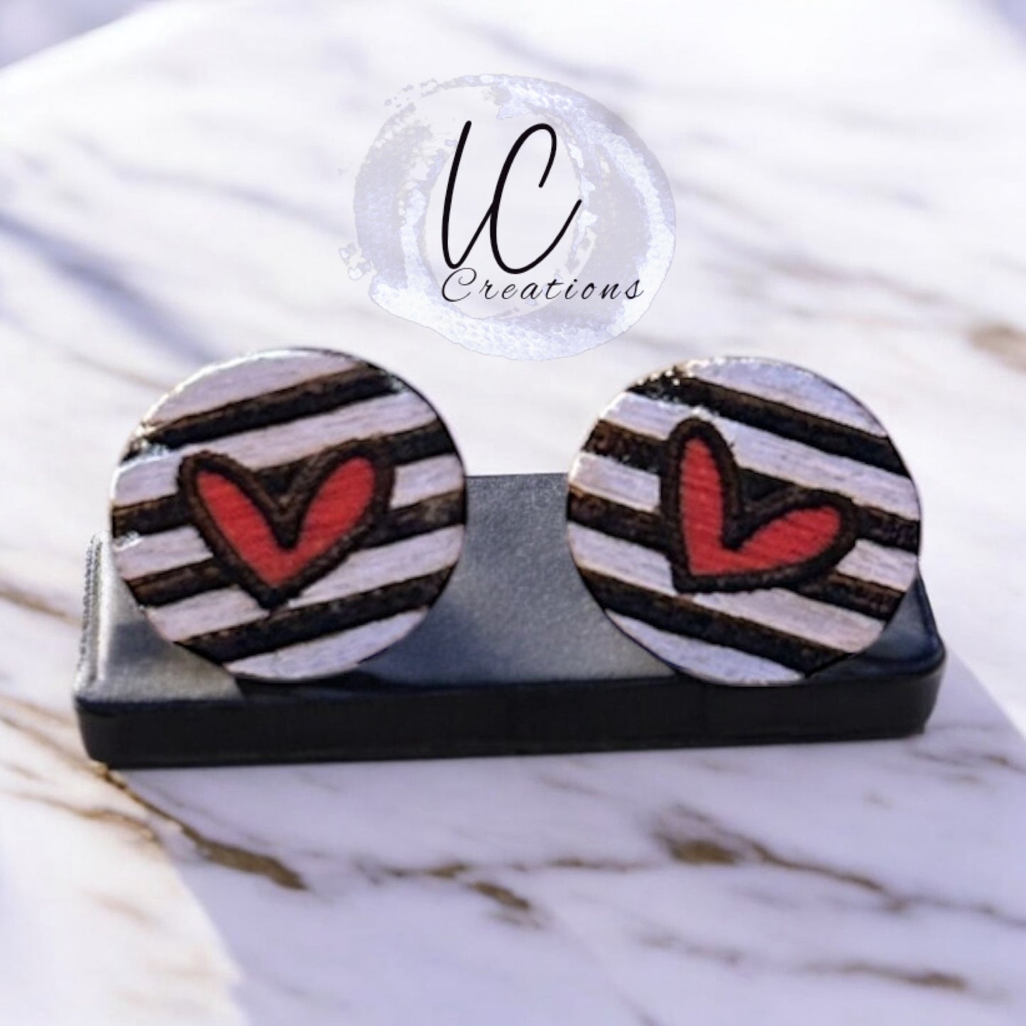 Striped Hearts
