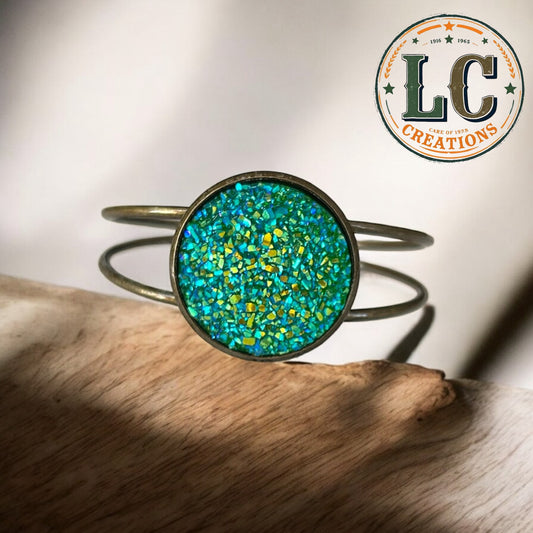 Icy Green Bangle