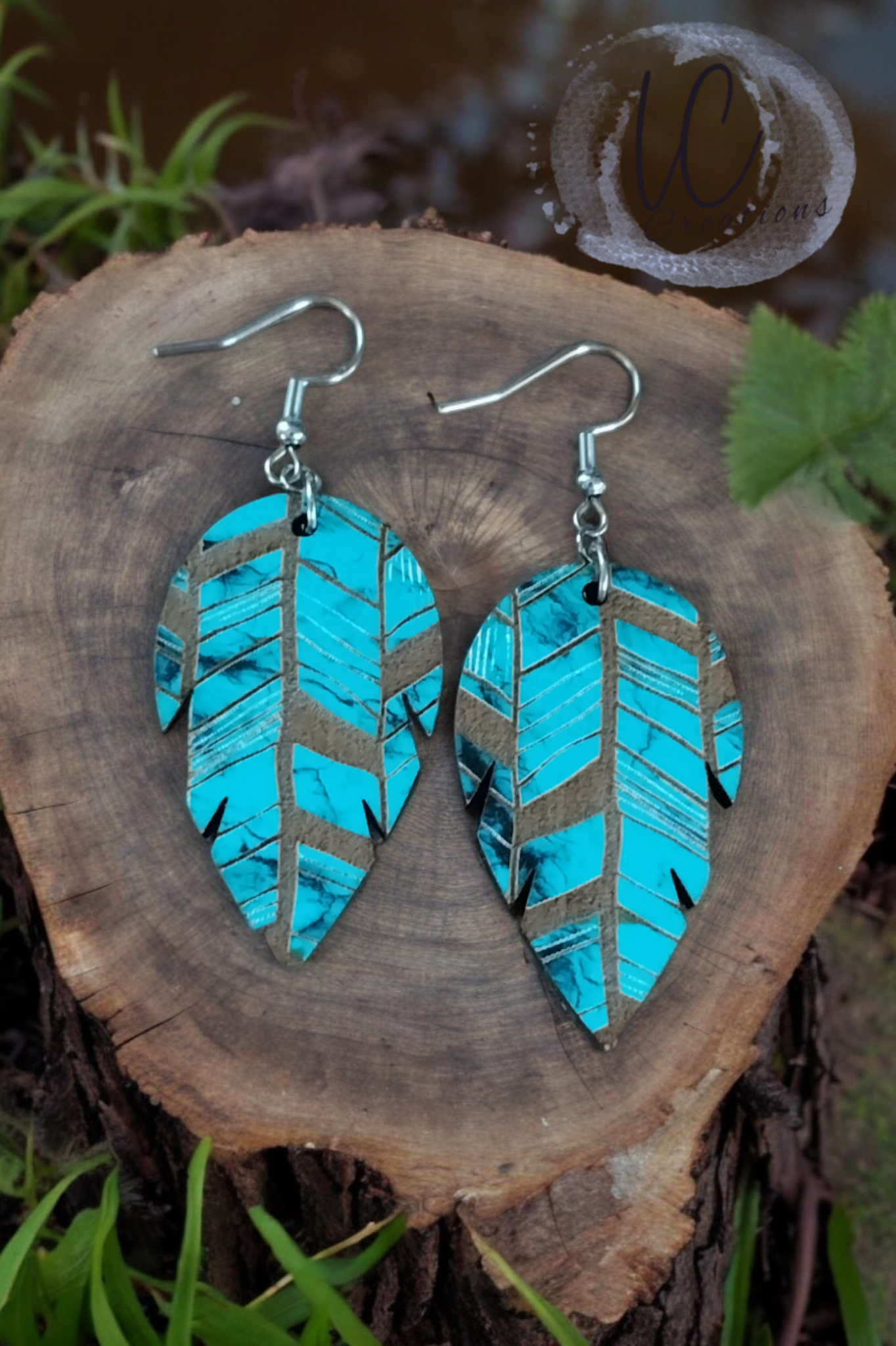 Turquoise Feathers