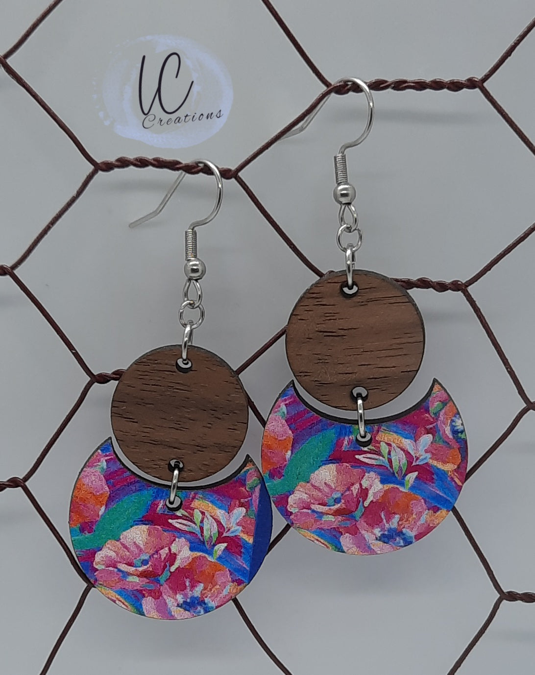 Multicolor Floral Dangle