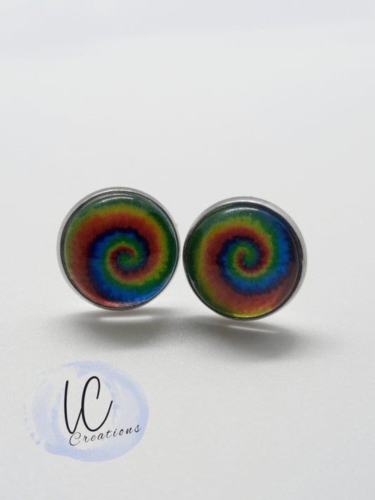 Tie Dye Studs