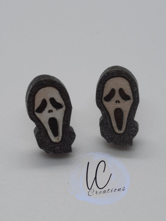 Ghost Face Stud