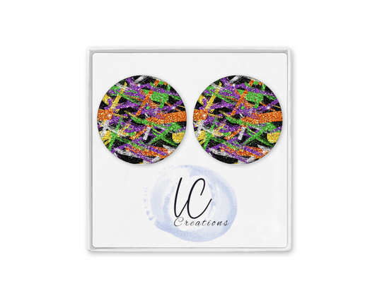 Halloween Brush Stroke Studs