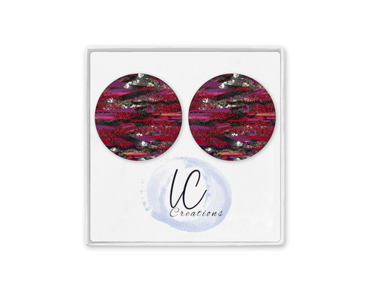 Spooky Glitter Studs