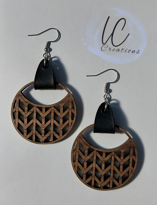 Chevron Weave and Leather