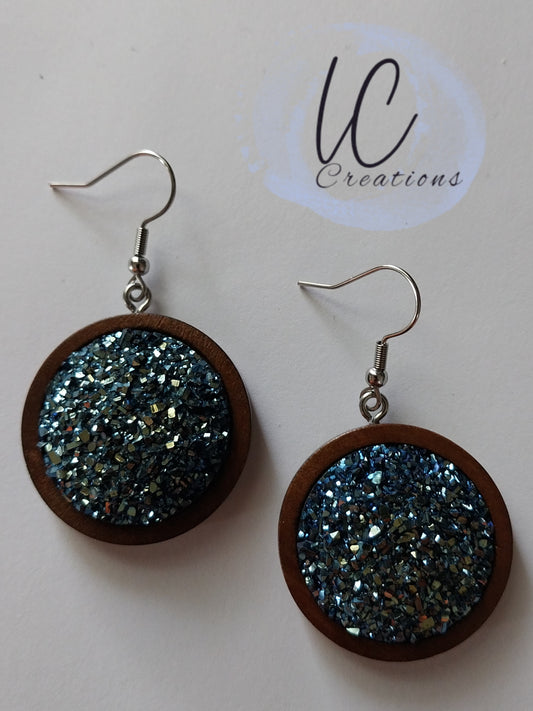 Ice Blue Druzy